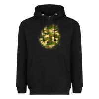 Black camouflage patch 5 Heavyweight Hoodie - BundleAndBundleShop