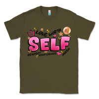 Army Green self love Classic Tee - Artiststas