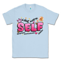 Dusty Blue self love Classic Tee - Artiststas