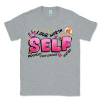 Heather Grey self love Classic Tee - Artiststas