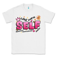 White self love Classic Tee - Artiststas