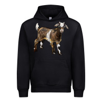 Black Baby Tennessee Fainting Goat Urban Hoodie - LillyAllenDesigns