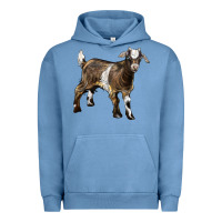 Pigment Pebble Blue Baby Tennessee Fainting Goat Urban Hoodie - LillyAllenDesigns