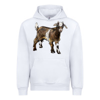 White Baby Tennessee Fainting Goat Urban Hoodie - LillyAllenDesigns