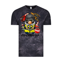 Cloud Black truck driver life gnome Vintage Tee - BarkalooDesign