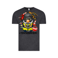 Vintage Black truck driver life gnome Vintage Tee - BarkalooDesign