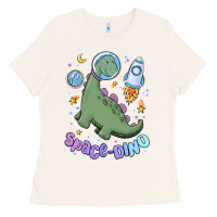 Bone space dino Ladies Tee - MaliasSmallBusiness