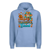 Colony Blue Grateful Thankful Blessed Thanksgiving Cold Drink Premium Hoodie - FaDigitalArtStudio