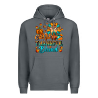 Rock Grateful Thankful Blessed Thanksgiving Cold Drink Premium Hoodie - FaDigitalArtStudio