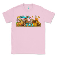 Bubblegum Pink Hello Fall Rabbit Classic Tee - LillyAllenDesigns