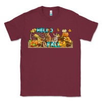 Burgundy Hello Fall Rabbit Classic Tee - LillyAllenDesigns