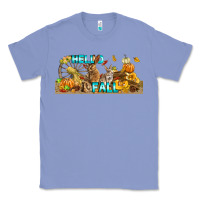 Colony Blue Hello Fall Rabbit Classic Tee - LillyAllenDesigns