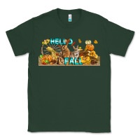 Sports Green Hello Fall Rabbit Classic Tee - LillyAllenDesigns