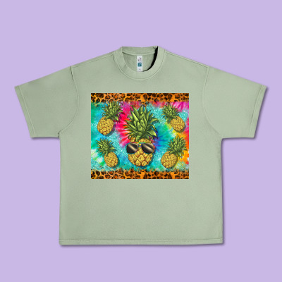 Summer Pineapple Urban Heavy Tee Designed By Barkaloodesign