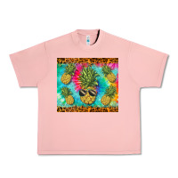 Salmon summer pineapple Urban Heavy Tee - BarkalooDesign