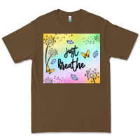 Cacao just breathe Premium Tee - MaliasSmallBusiness