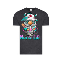 Vintage Black nurse life  gnome Vintage Tee - BarkalooDesign