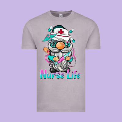 Nurse Life  Gnome Vintage Tee Designed By Barkaloodesign