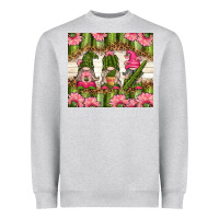 Heather Grey cactus gnomies Heavyweight Sweatshirt - TumblerDesignByShophia