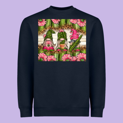 Cactus Gnomies Heavyweight Sweatshirt Designed By Tumblerdesignbyshophia