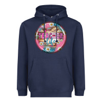 Navy teacher life earrings Heavyweight Hoodie - BundleAndBundleShop