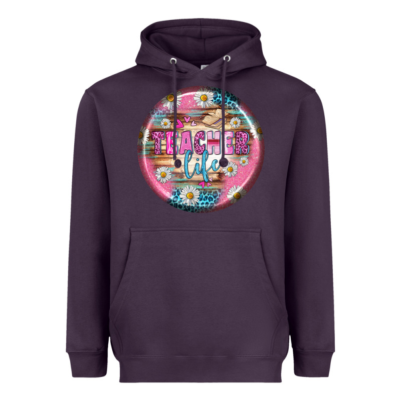 Teacher Life Earrings Heavyweight Hoodie by BundleAndBundleShop | Teevron