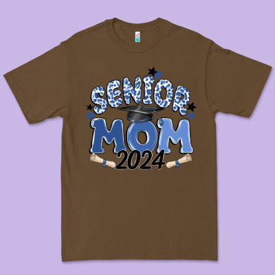 Senior Mom 2024 Premium Tee Designed By Maliassmallbusiness