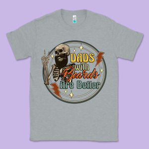 Dads With Beards Are Better Classic Tee Designed By Artiststas