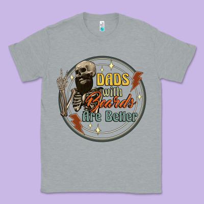 Dads With Beards Are Better Classic Tee Designed By Artiststas