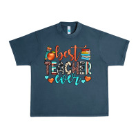 Midnight Navy best teacher ever Urban Heavy Tee - JahusDesignShop