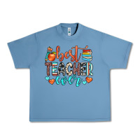 Pebble Blue best teacher ever Urban Heavy Tee - JahusDesignShop