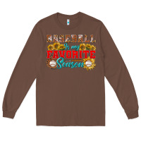 Chestnut Baseball is my favorite season Long Sleeve Tee - NancyCooperArtShop