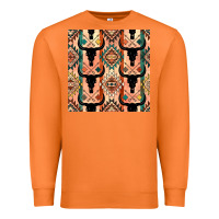 Carrot native american aztec seamless pattern 4 Premium Sweatshirt - BundleAndBundleShop