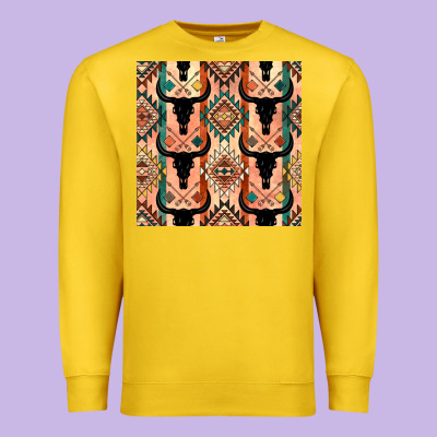 Native American Aztec Seamless Pattern 4 Premium Sweatshirt Designed By Bundleandbundleshop