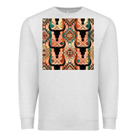 Oatmeal Heather native american aztec seamless pattern 4 Premium Sweatshirt - BundleAndBundleShop