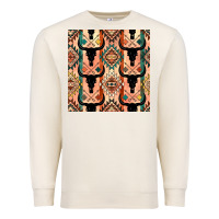 Sandshell native american aztec seamless pattern 4 Premium Sweatshirt - BundleAndBundleShop