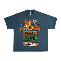 Midnight Navy small town girl western windmill wooden boards Urban Heavy Tee - Jasminsmagicworld