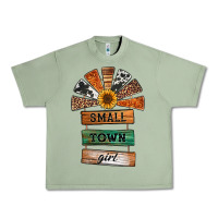 Oil Green small town girl western windmill wooden boards Urban Heavy Tee - Jasminsmagicworld