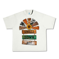 Pistachio small town girl western windmill wooden boards Urban Heavy Tee - Jasminsmagicworld