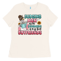 Bone judging men by the standards of my book boyfriends Ladies Tee - MaliasSmallBusiness