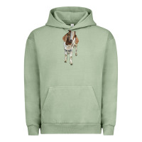 Pigment Oil Green boer goat Urban Hoodie - LillyAllenDesigns