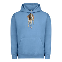 Pigment Pebble Blue boer goat Urban Hoodie - LillyAllenDesigns