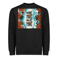 Black tooled leather and cowhide mama Heavyweight Sweatshirt - TumblerDesignByShophia
