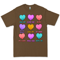 Cacao valentine's day candy hearts Premium Tee - MaliasSmallBusiness