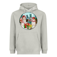 Moon Dust Christmas snowman Heavyweight Hoodie - FaDigitalArtStudio