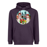 Christmas Snowman Heavyweight Hoodie | Teevron