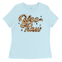 Baby Blue yeehaw Ladies Tee - MaliasSmallBusiness