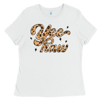 White yeehaw Ladies Tee - MaliasSmallBusiness