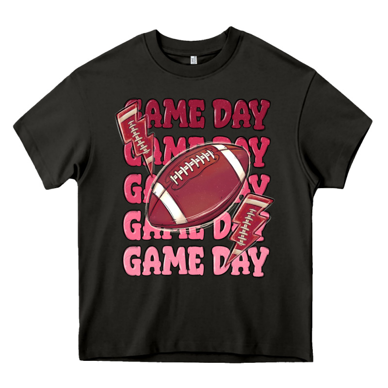 Game Day Football Heavy Core Tee by MaliasSmallBusiness | Teevron
