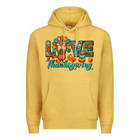 Antique Gold Love Thanksgiving Gobble And Frappe Premium Hoodie - FaDigitalArtStudio